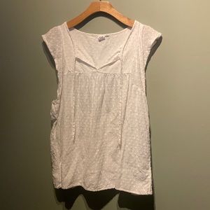 Gap Large White Blouse